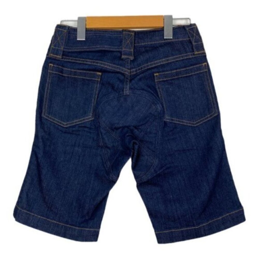 Ryb Ride Your Bike Womens Indigo Denim Jean Dark Wash Cycling Shorts US 26 - Picture 4 of 14